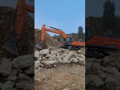 Gebruikte Doosan DX360LC Long Reach Excavator Capaciteit 1.71m3 36 Tonnen